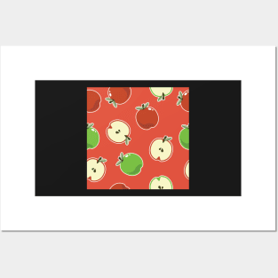 Red and Green Apples Posters and Art